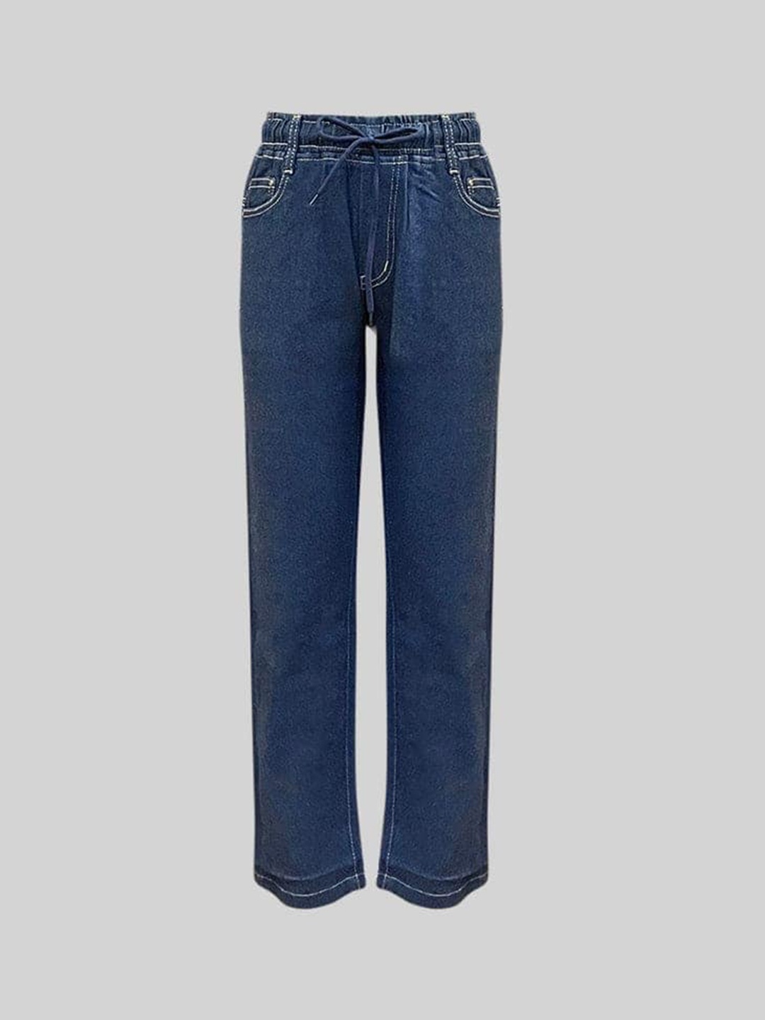 

INCLUD Boys Slim Fit Clean Look Stretchable Jeans, Navy blue