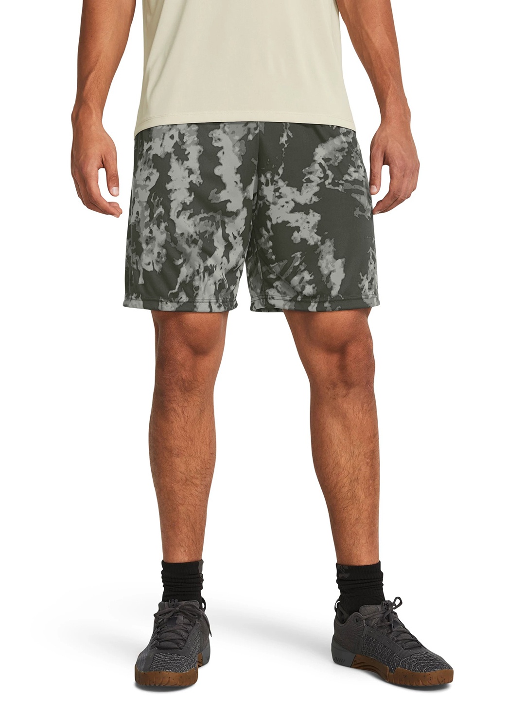 

UNDER ARMOUR Men Printed Loose Fit Training Shorts, Green