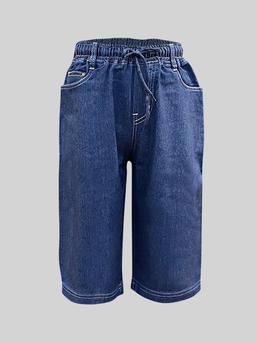

INCLUD Boys Mid-Rise Denim Shorts, Navy blue