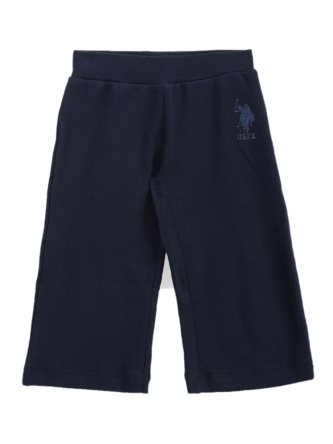 

U.S. Polo Assn. Kids Girls Mid-Rise Track Pant, Navy blue