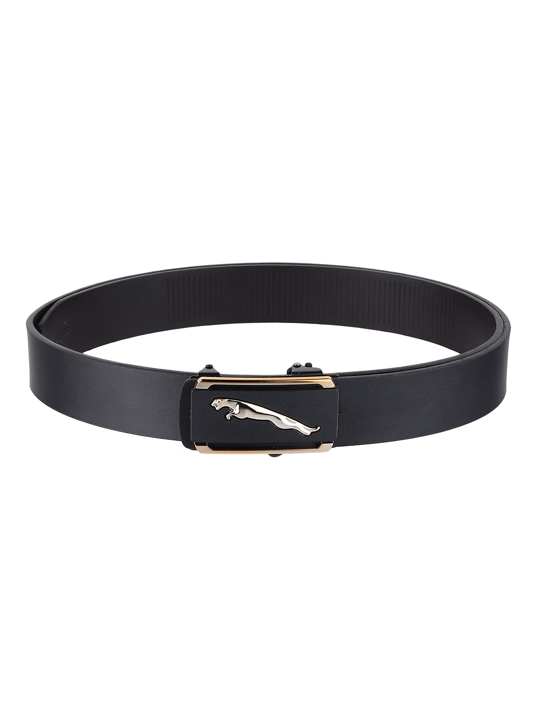 

ZORO Men Textured Leather Belt, Black
