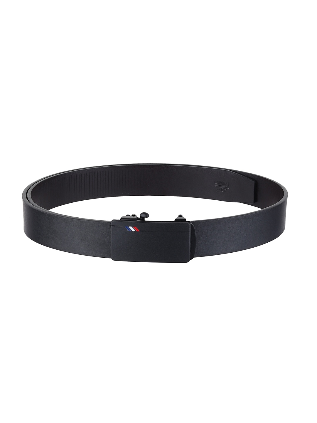 

ZORO Men Textured Vegan Leather Formal Belt, Black