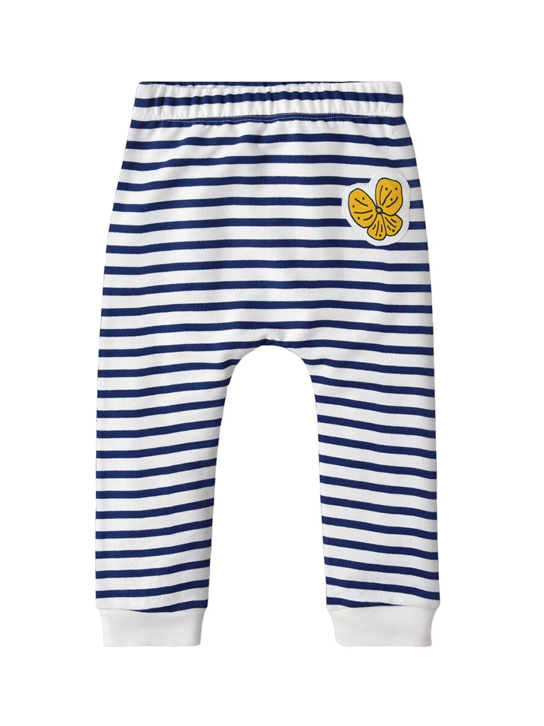 

INCLUD Infant Striped Cotton Joggers, Navy blue