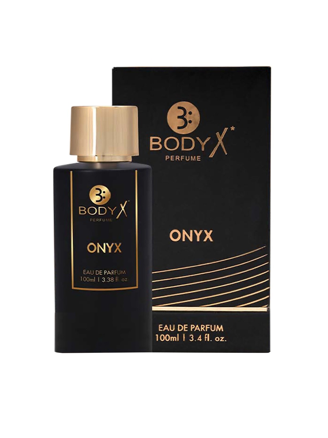 

BODYX Oynx Long Lasting Eau De Parfum - 100ml, Black