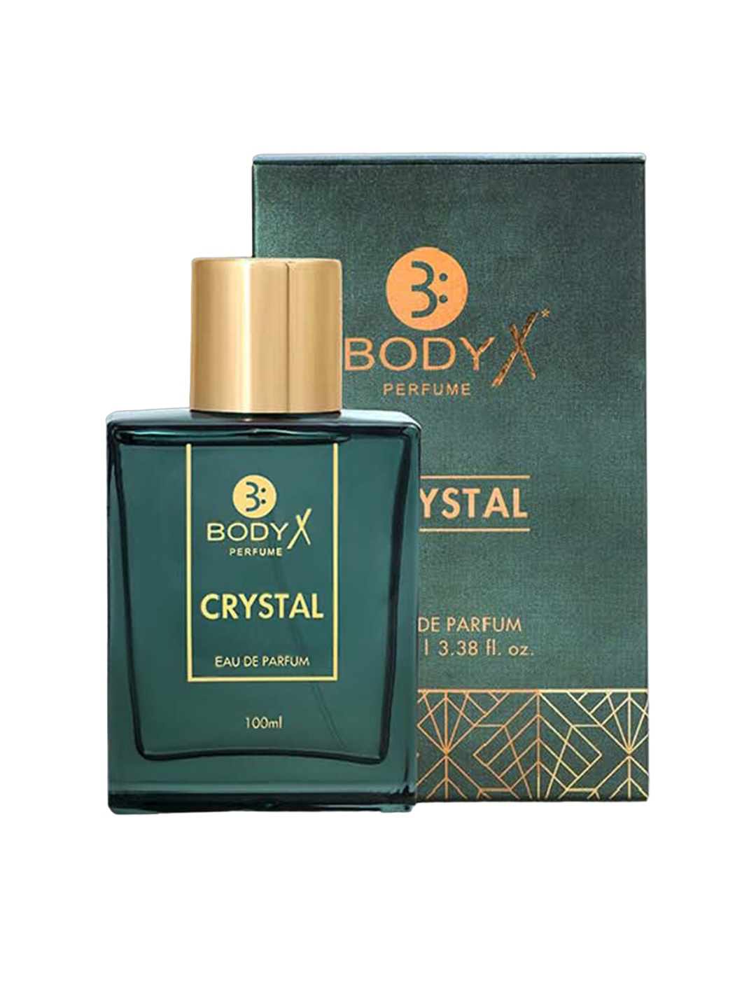 

BODYX Crystal Long Lasting Eau De Parfum - 100ml, Green