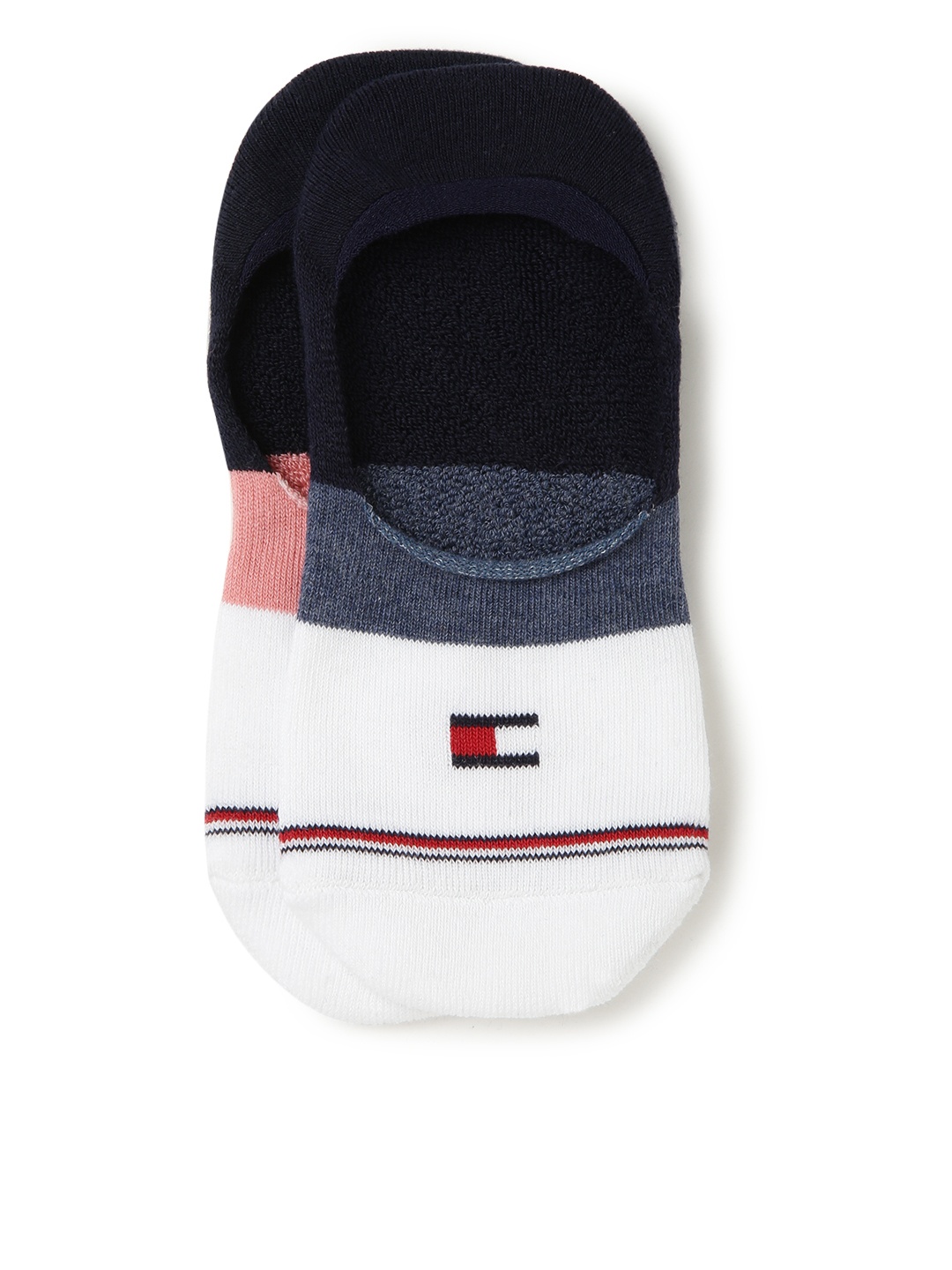 

Tommy Hilfiger Men Colorblocked Shoe Liners, White