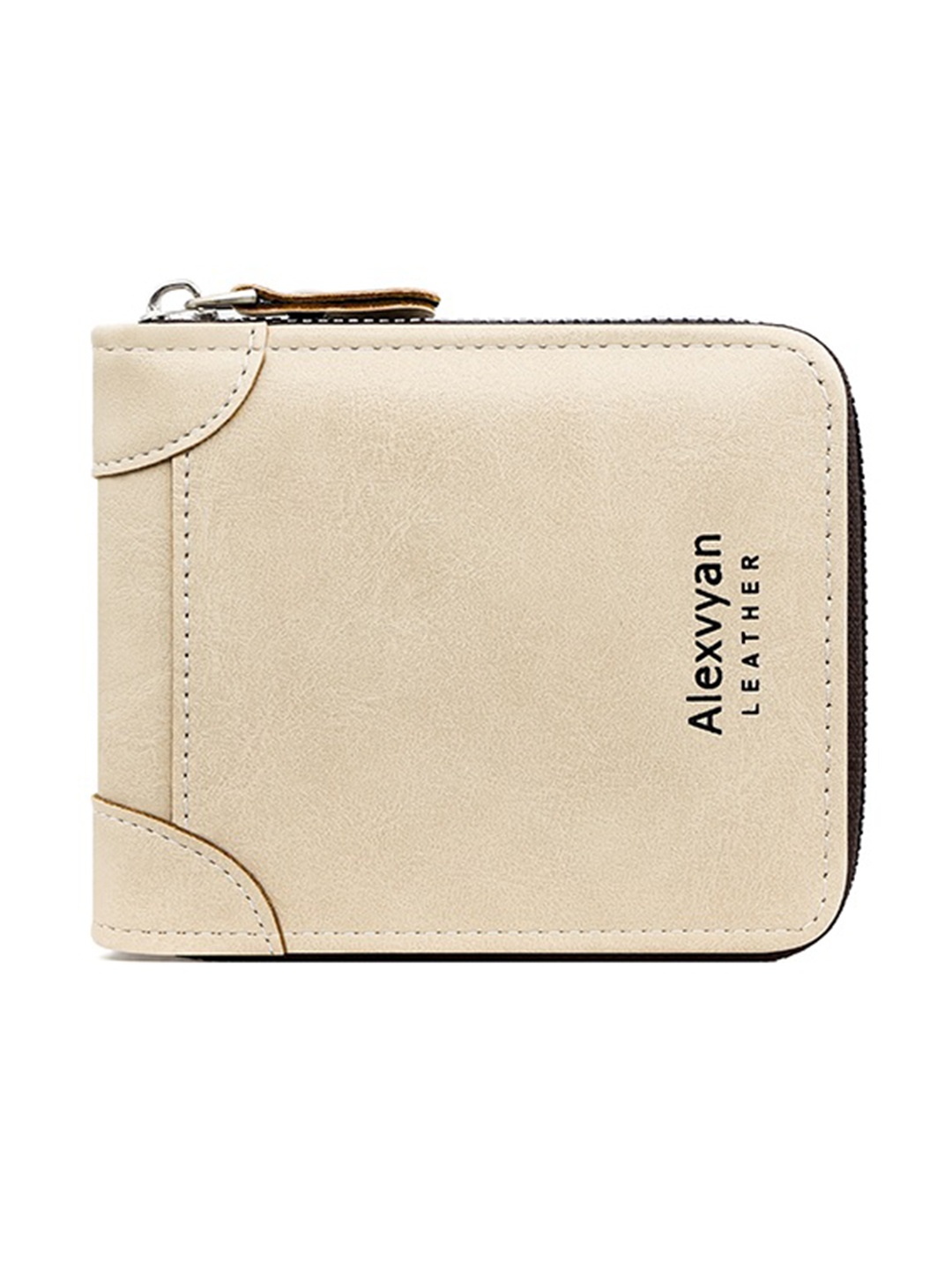 

Alexvyan RFID Two Fold Wallet, White