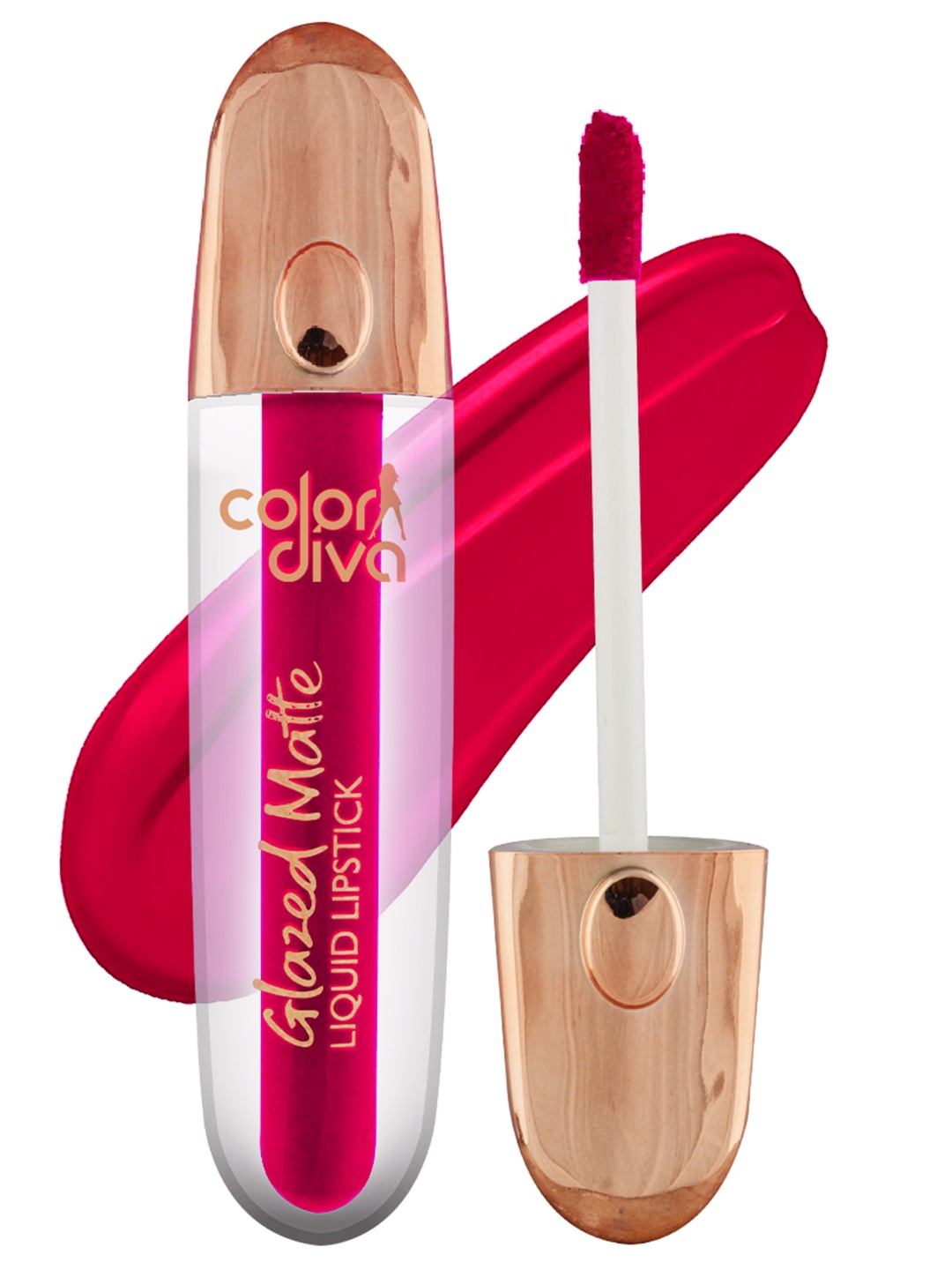 

Adbeni Color Diva Glazed Long- Lasting Matte Liquid Lipstick - 5.5ml - Mermaid 148, Pink