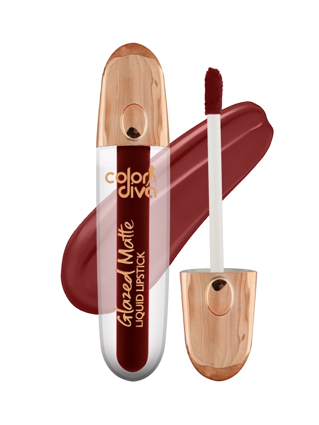 

Adbeni Color Diva Glazed Long- Lasting Matte Liquid Lipstick 5.5ml - Sizzling Slayer 197, Brown