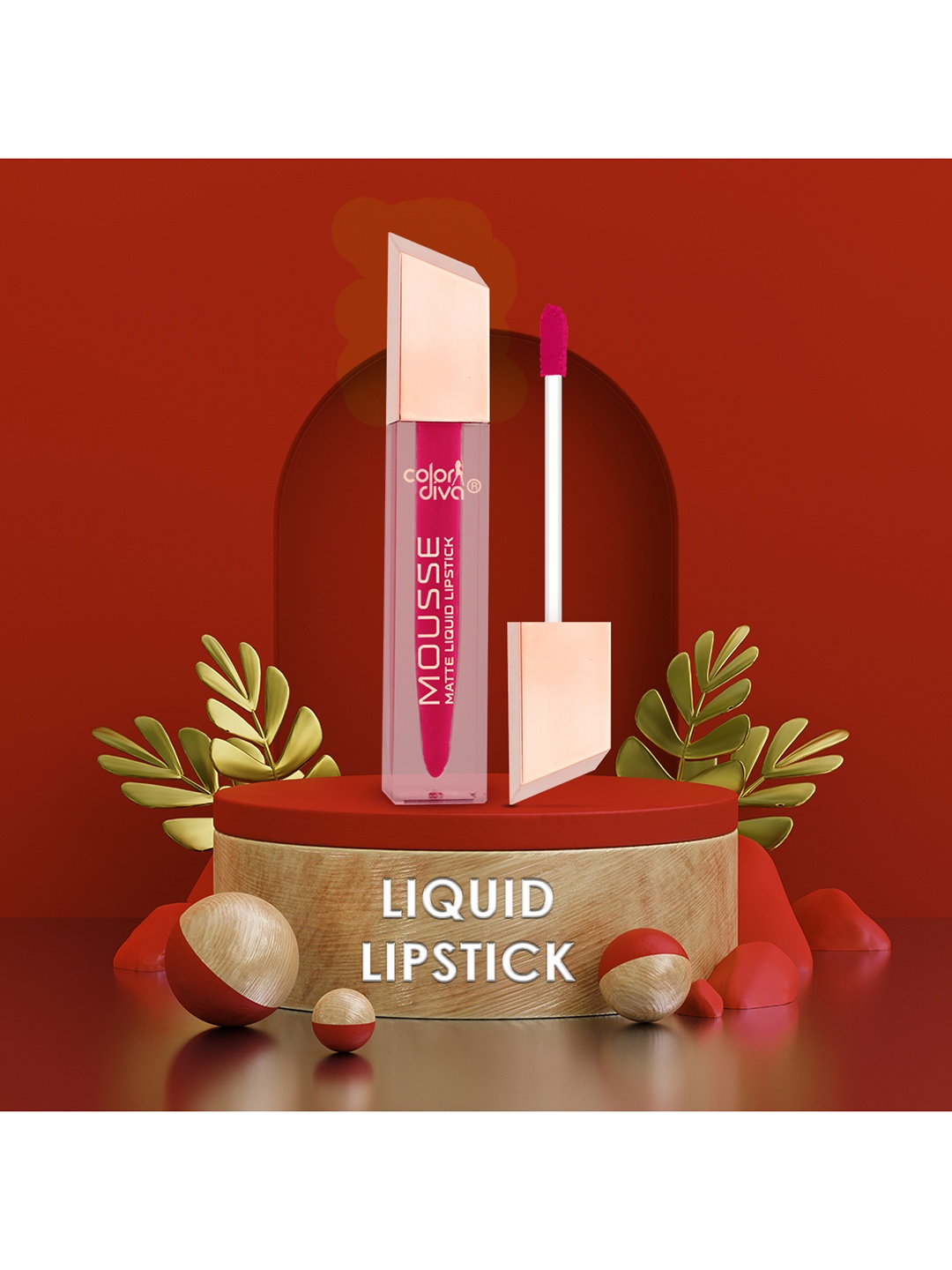

Adbeni Color Diva Mousse Long- Lasting Matte Liquid Lipstick 5.5ml - Rosette 118, Pink