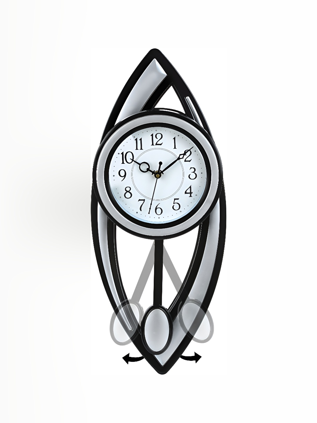 

Attractionz Horsehead Silver Toned Round Contemporary Wall Clock