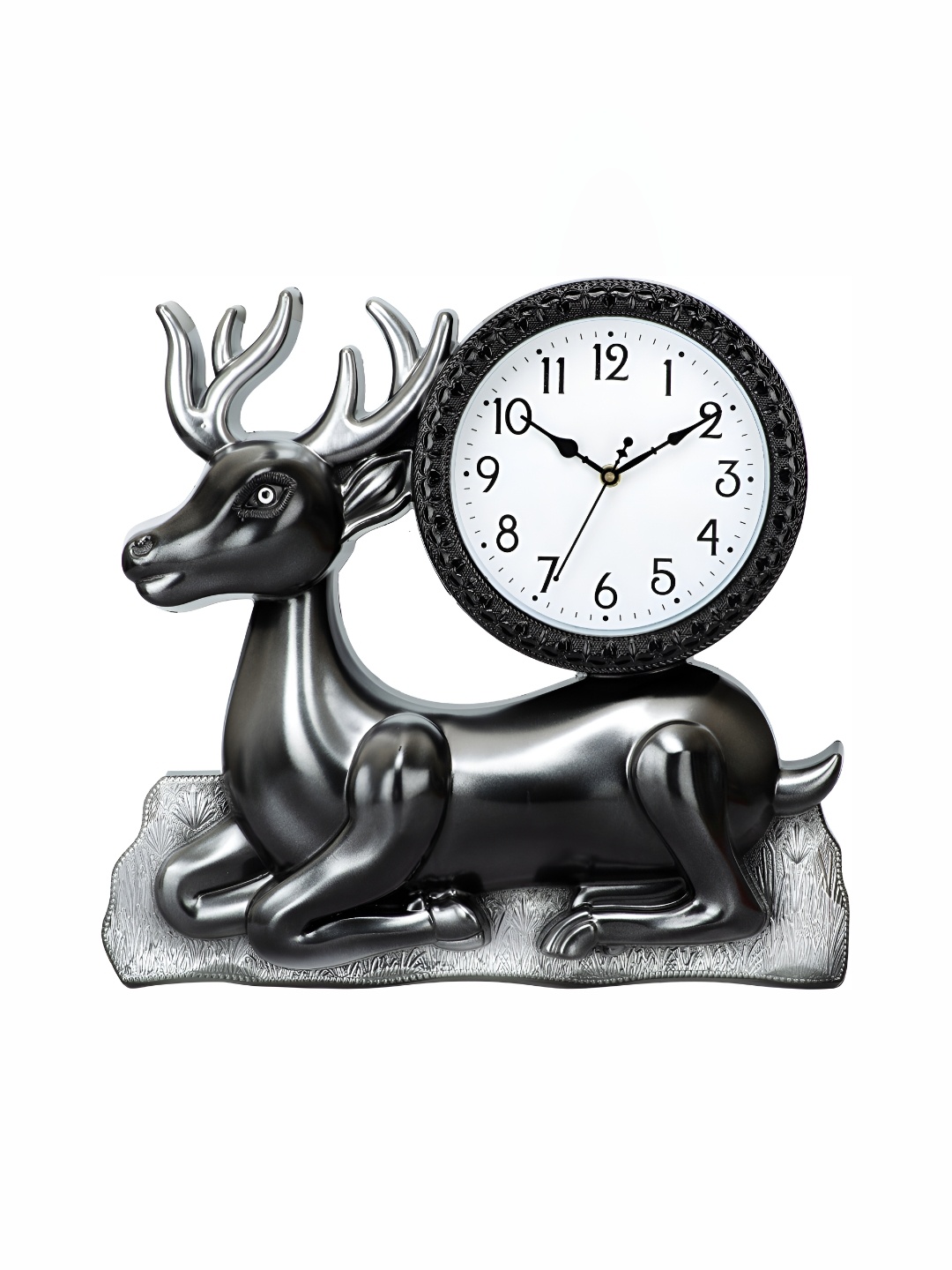 

Attractionz Black Round Contemporary Deer Design Acrylic Wall Clock