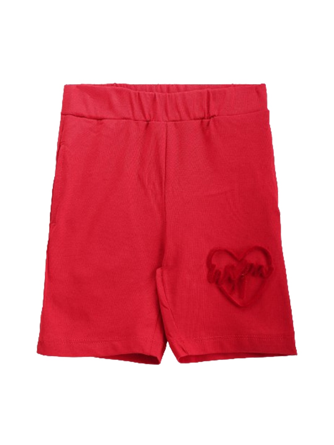

U.S. Polo Assn. Kids Girls Mid-Rise Shorts, Red