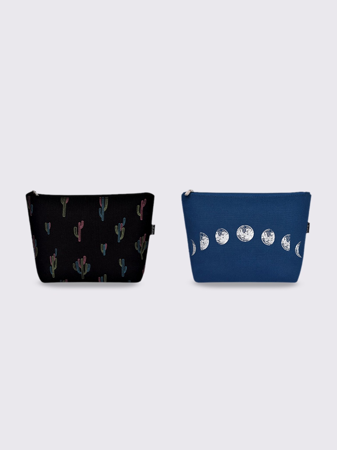 

EcoRight Set of 2 Printed Compact Pouch Travel Accessory, Blue