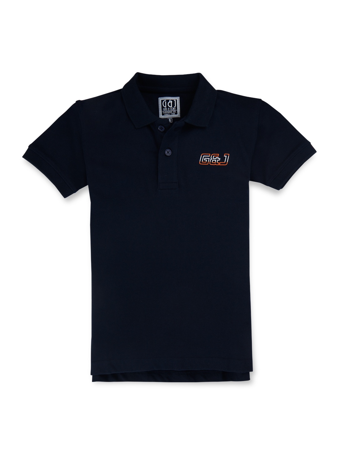 

Gini and Jony Boys Polo Collar Cotton T-shirt, Navy blue