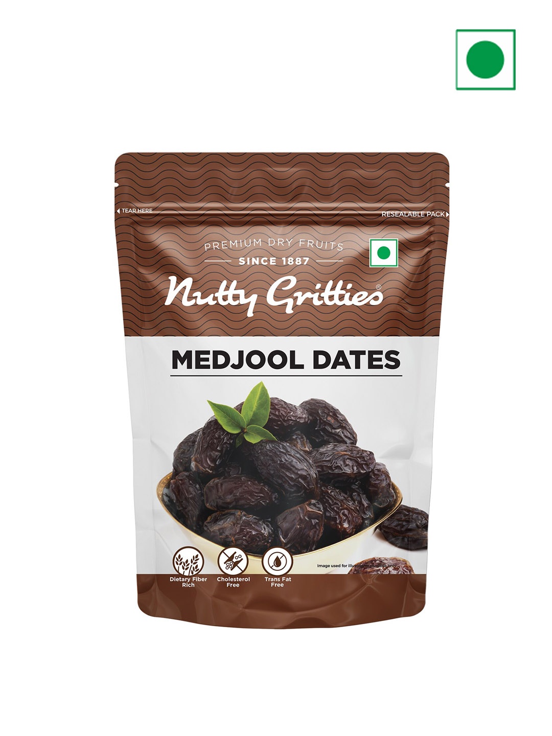 

Nutty Gritties Medjool Dates 350 G, White