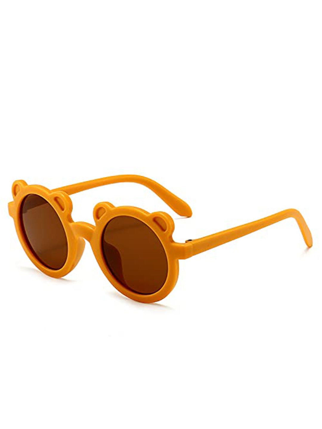 

SYGA Kids Round Sunglasses with UV Protected Lens Goggles-Monkey-Yellow