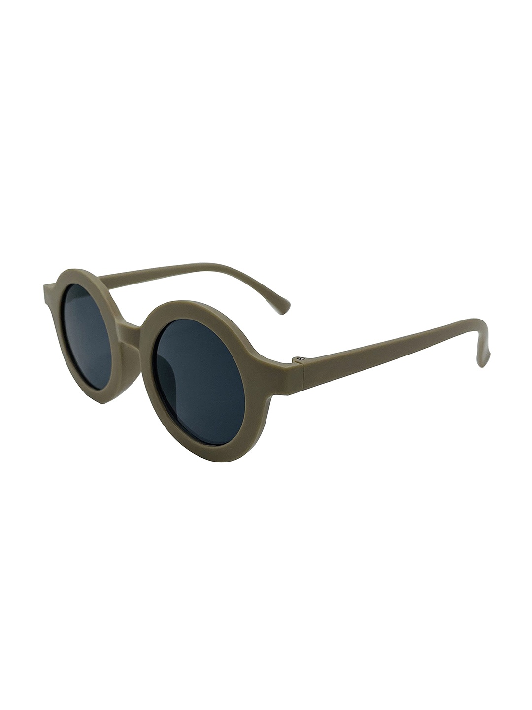 

SYGA Kids Round Sunglasses with UV Protected Lens Goggles-Monkey-Beige, Green
