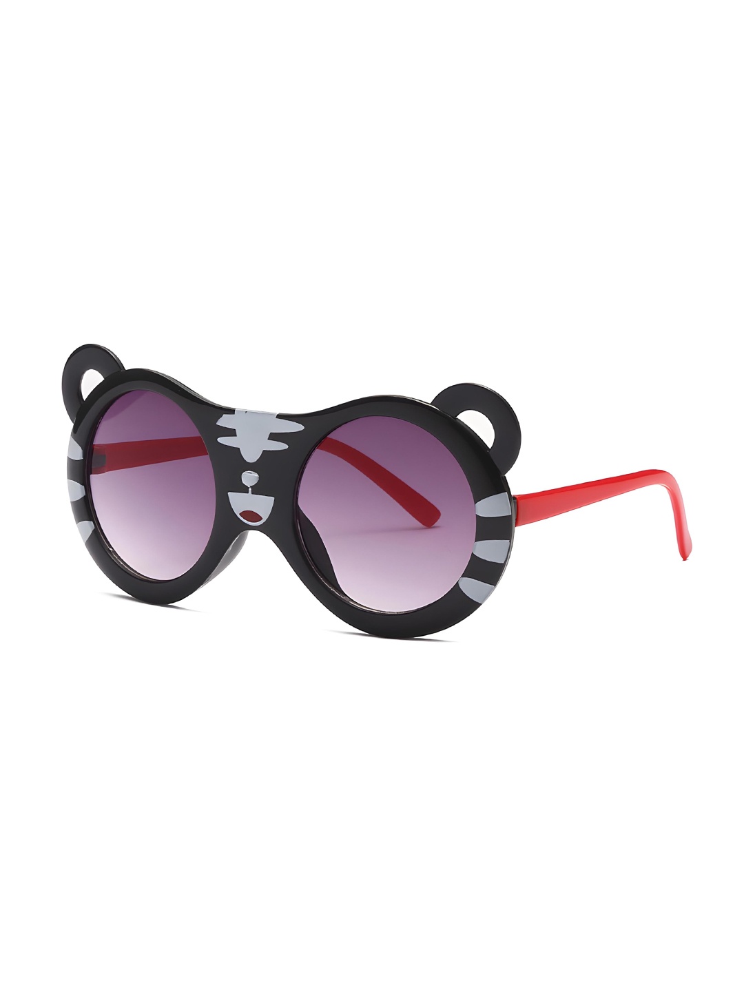 

SYGA Kids Round Sunglasses with UV Protected Lens Goggles-CuteTiger, Black