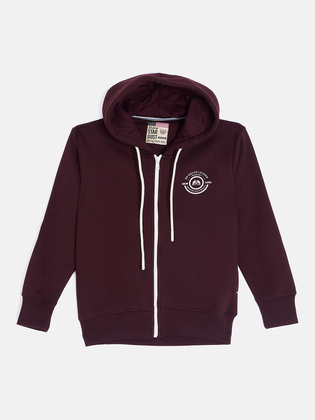 

Duke Boys Hooded Cotton Pullover Sweatshirt, Maroon