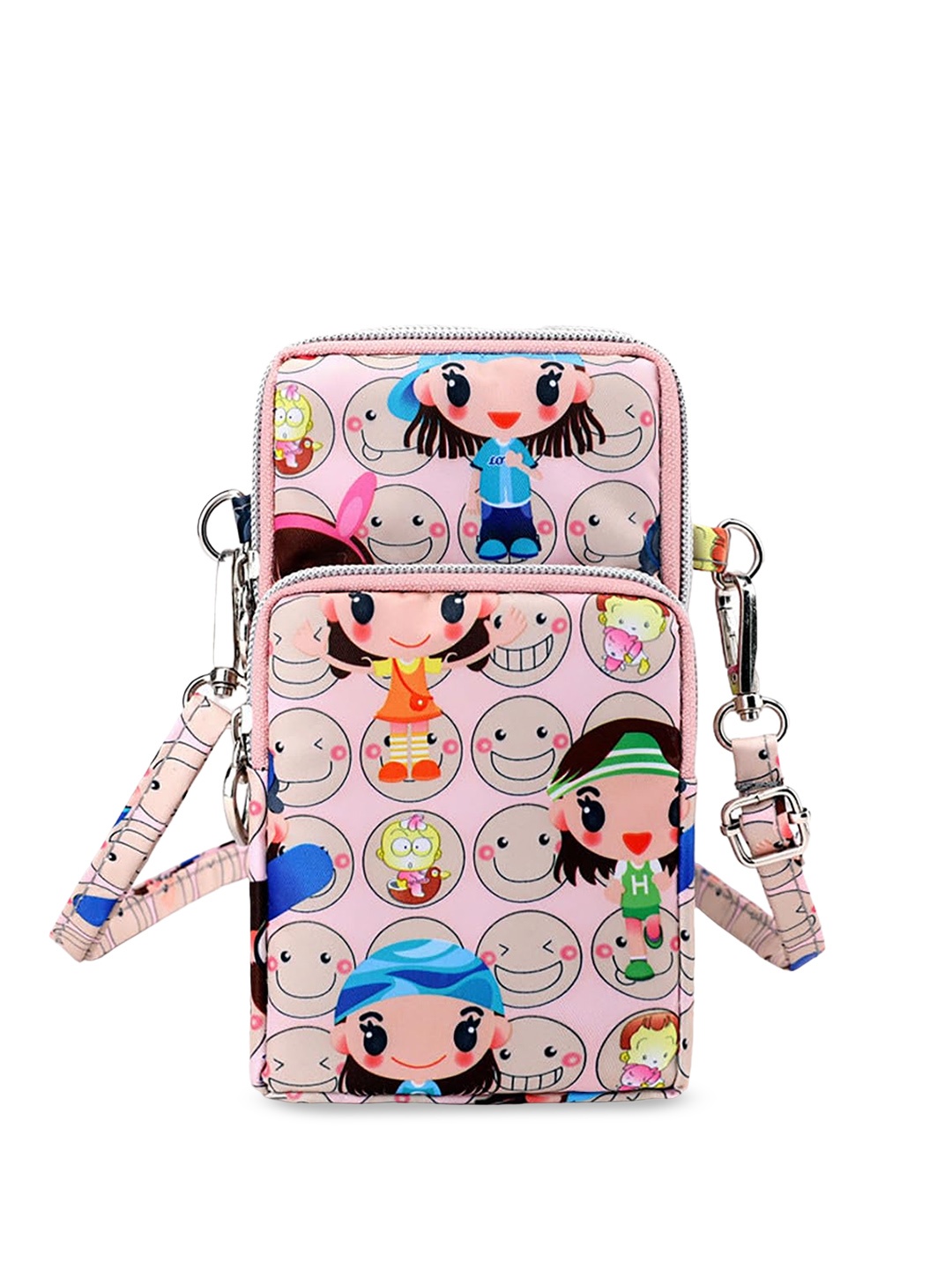 

SYGA Printed Leather Travel Accessory, Pink