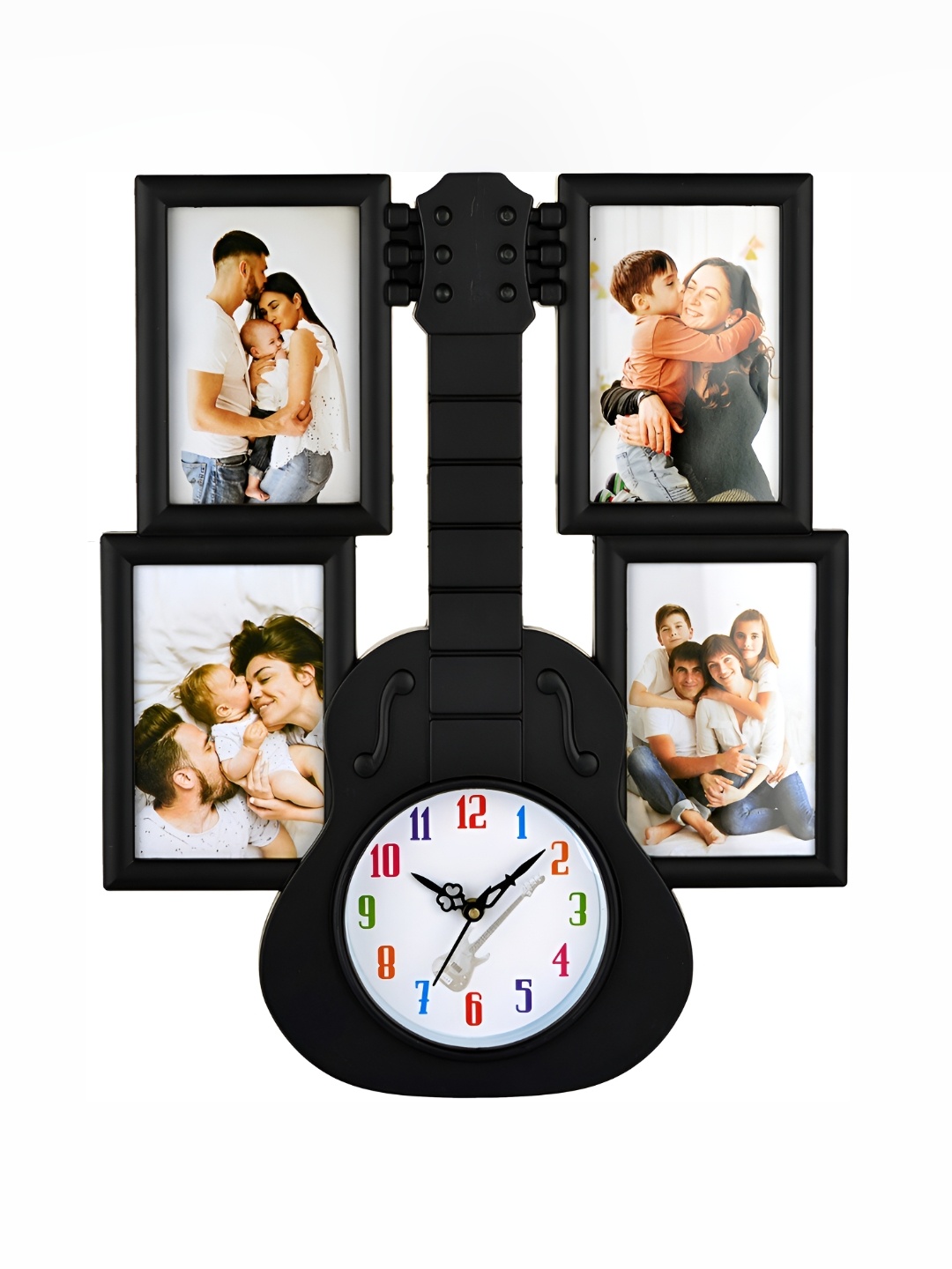 

Attractionz Black Wall Contemporary Analogue Round Clock
