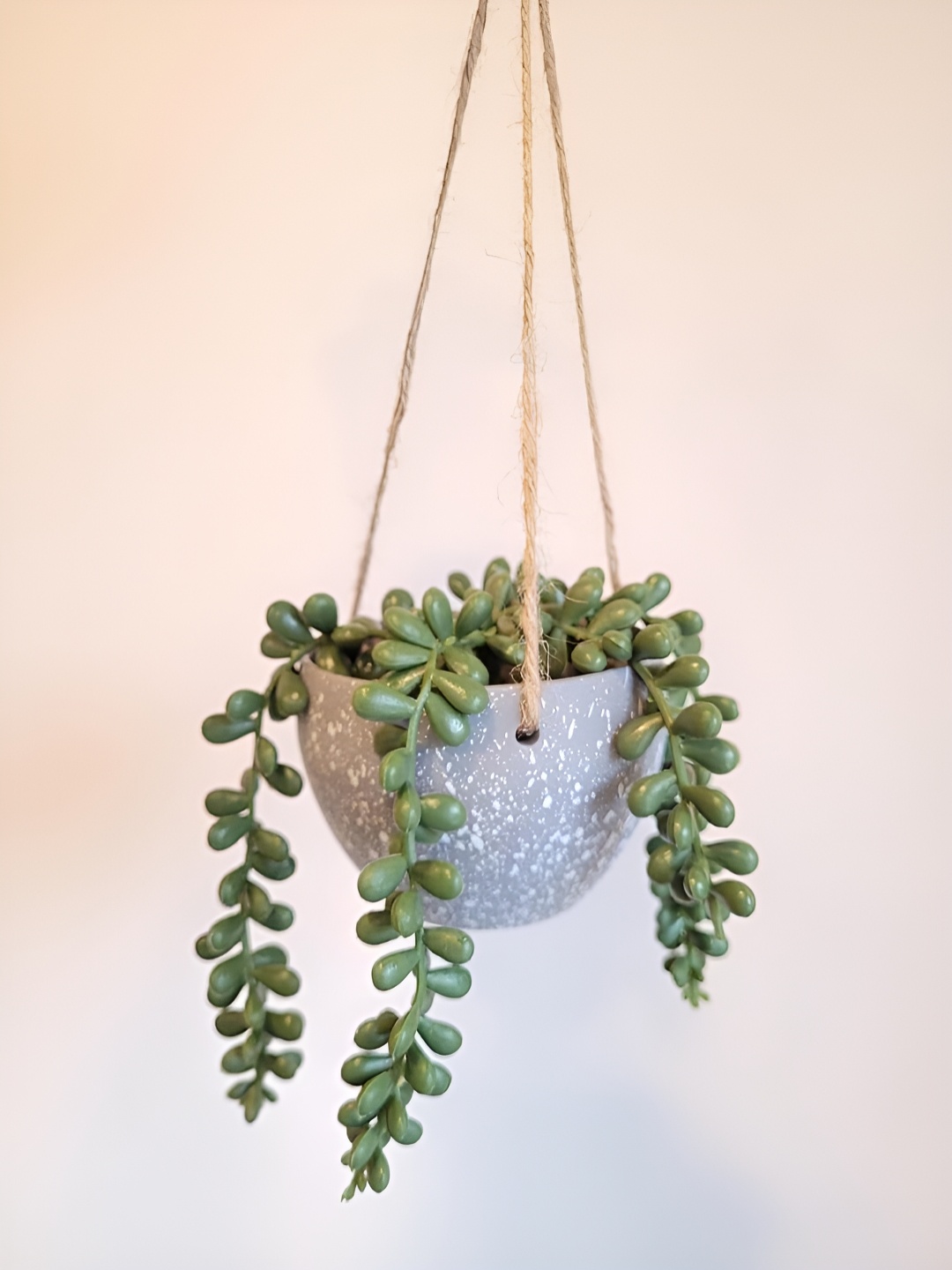 

Satyam Kraft Green Hanging Money Artificial Plant With Pot