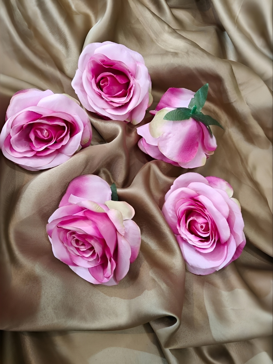 

Satyam Kraft 6 Pcs Purple Rose Artificial Flower