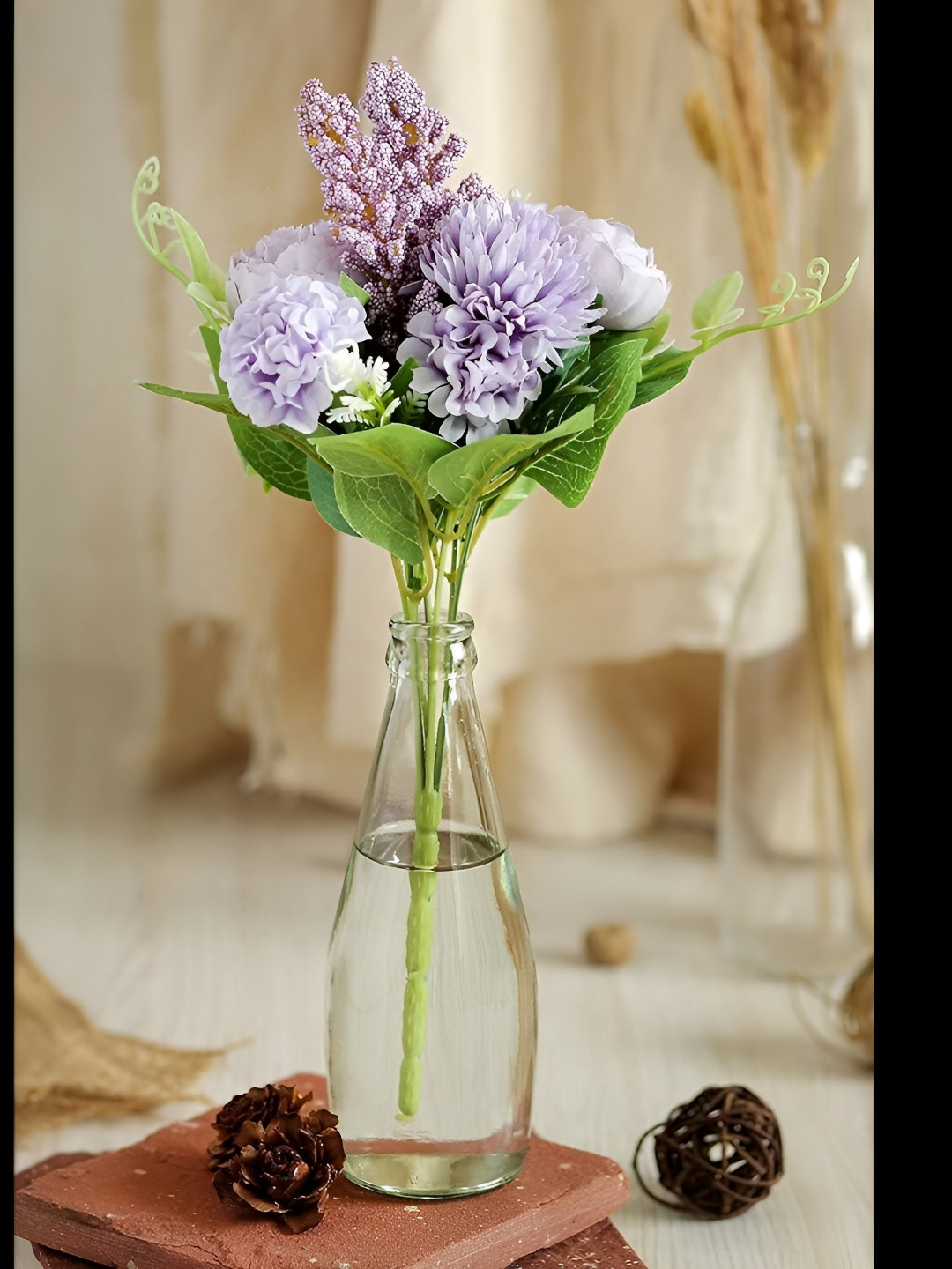 

Satyam Kraft Purple Chrysanthemum Artificial Flower