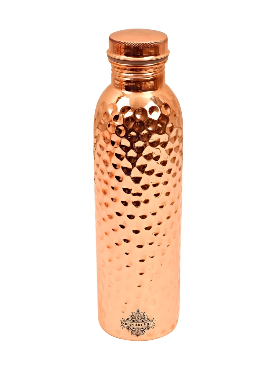 

INDIAN ART VILLA Copper Toned Textured Water Bottle 600 ml