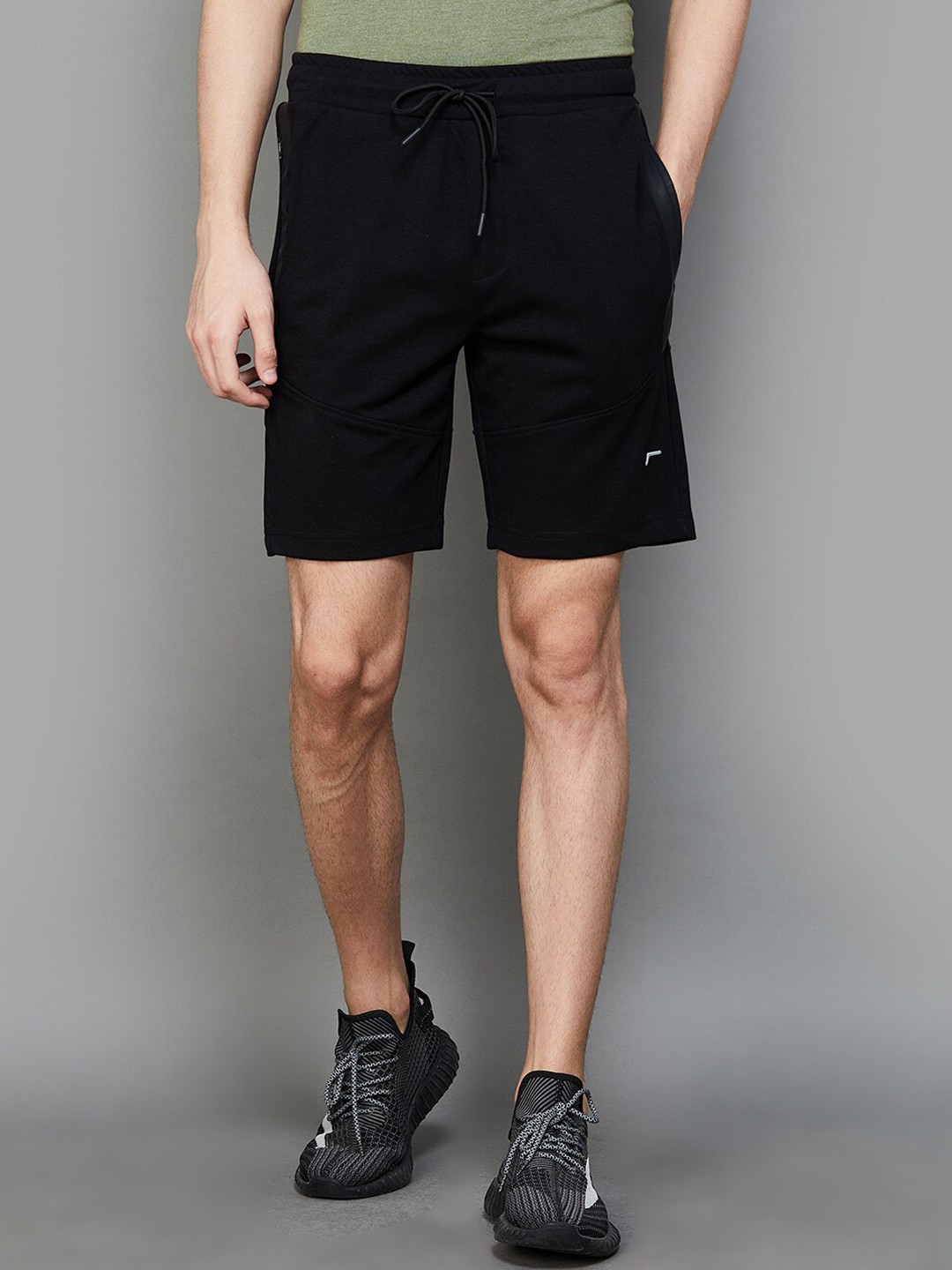 

Fame Forever by Lifestyle Men Mid Rise Sports Shorts, Black