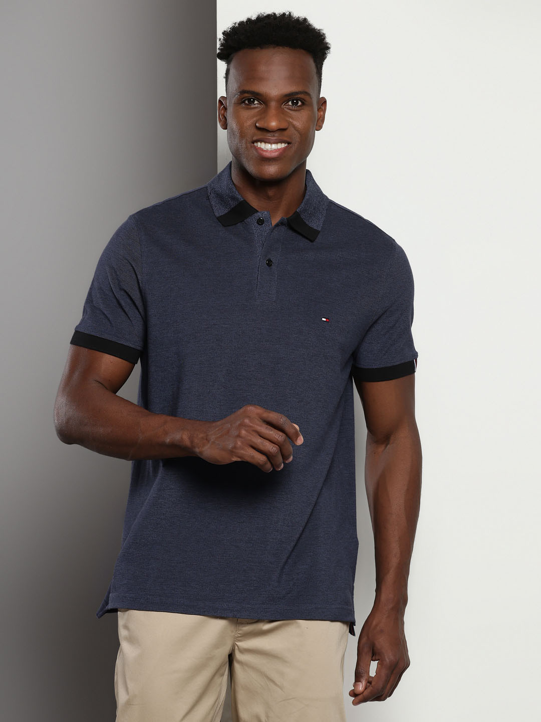 

Tommy Hilfiger Polo Collar Short Sleeves T-shirt, Navy blue