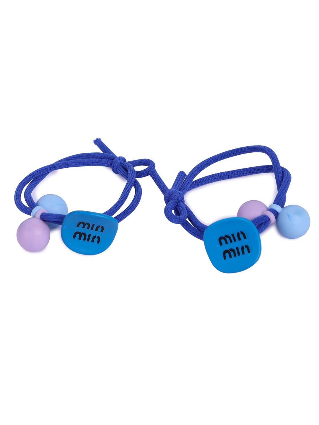 

NEOBABY Set of 2 Ponytail Holders, Blue