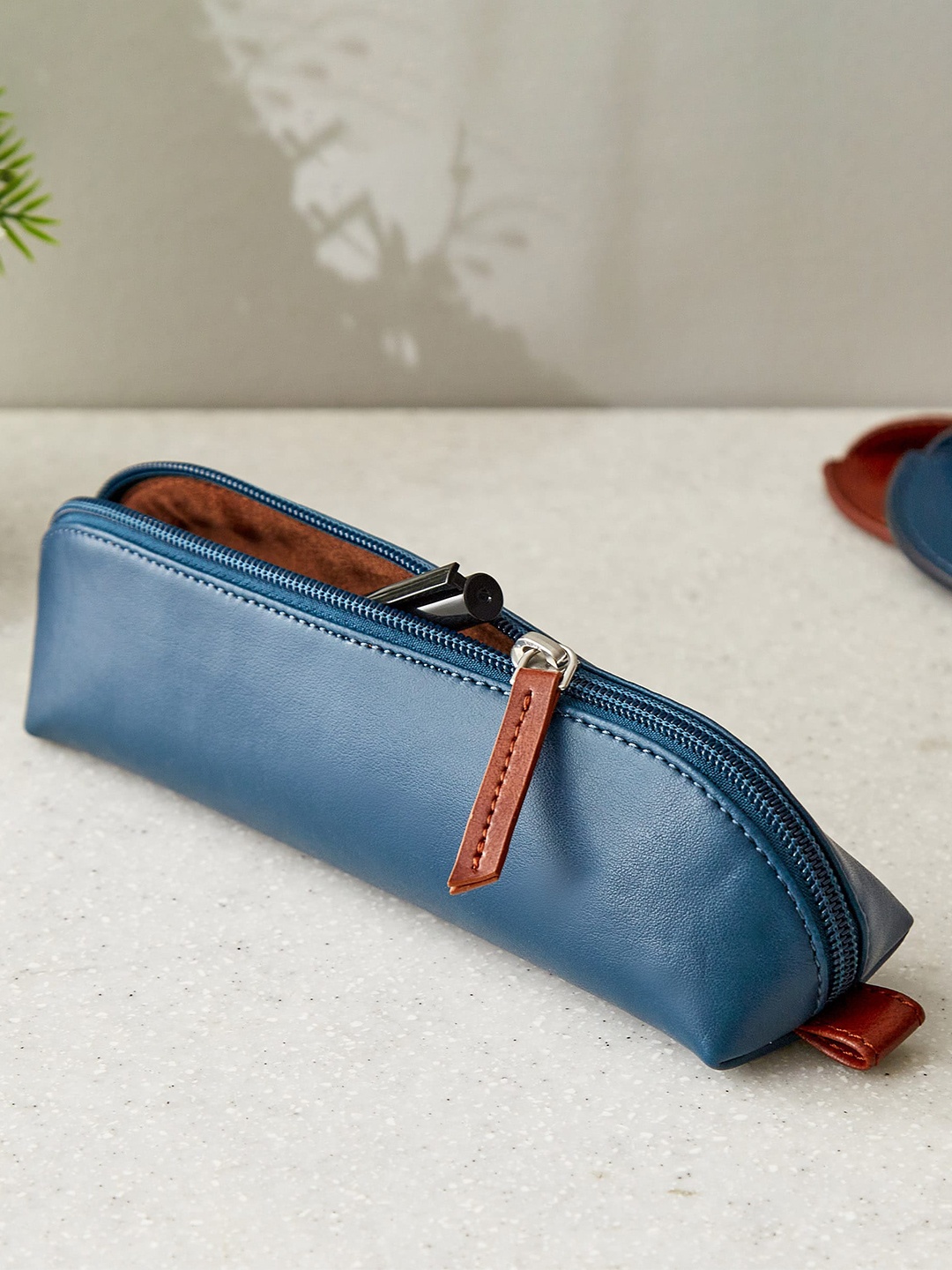 

Home Centre Solid Pen Cases Stationery, Blue