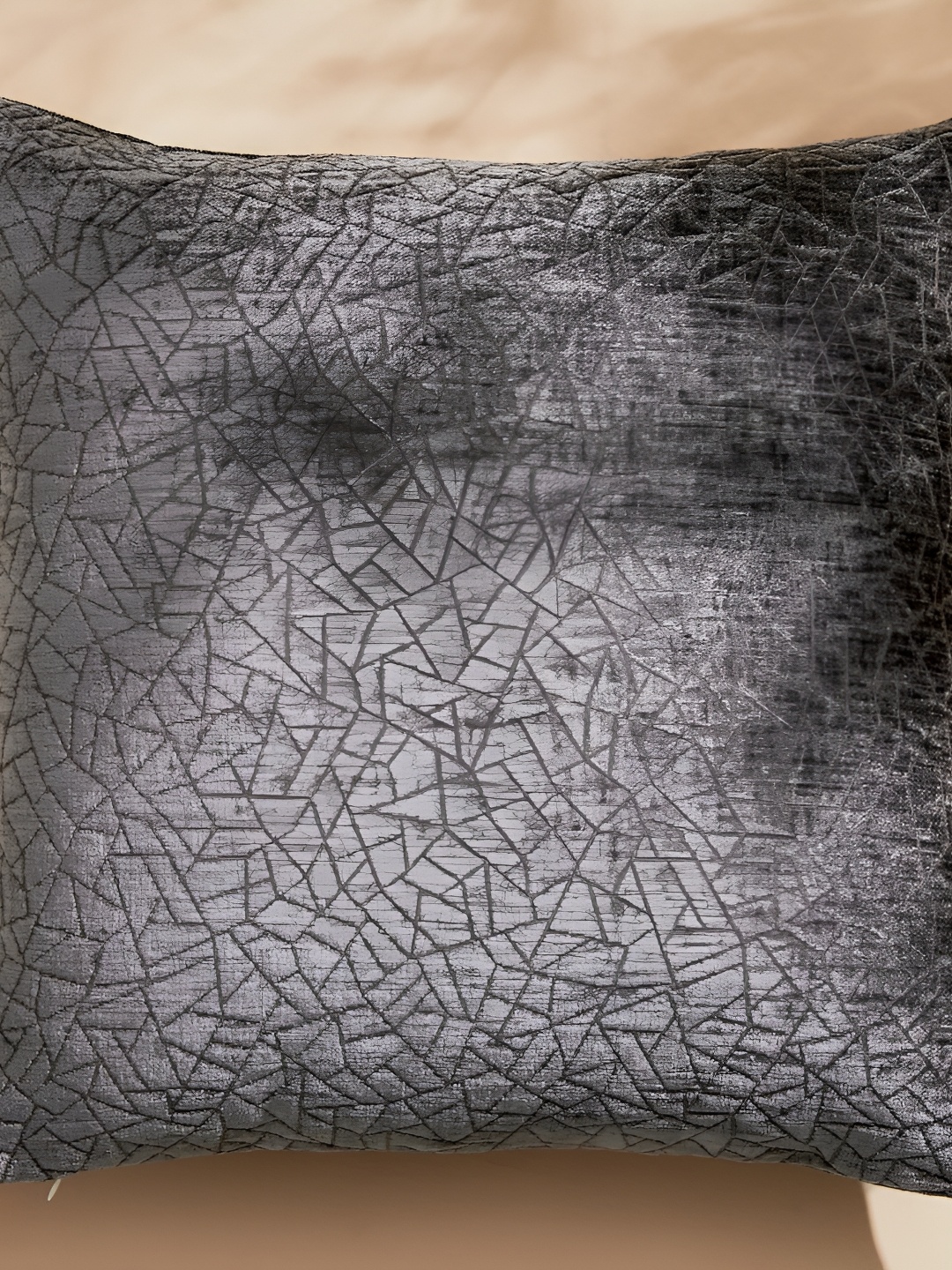 

Home Centre Grey Square Jacquard Cushion Covers
