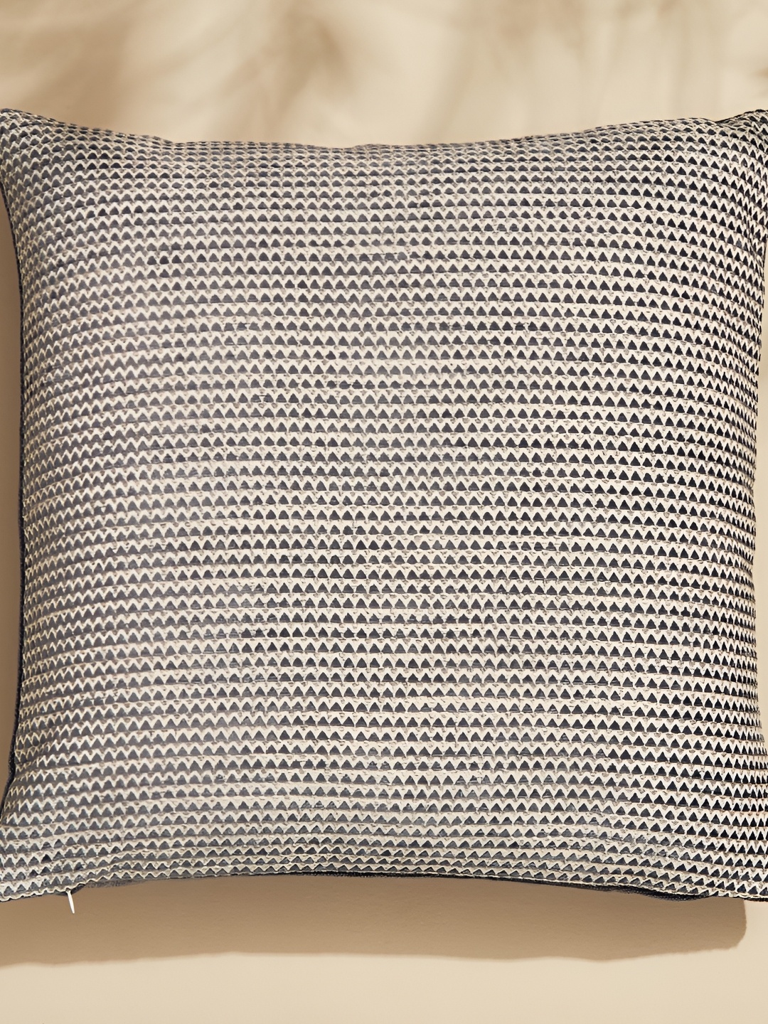 

Home Centre Grey & White Square Jacquard Cushion Covers