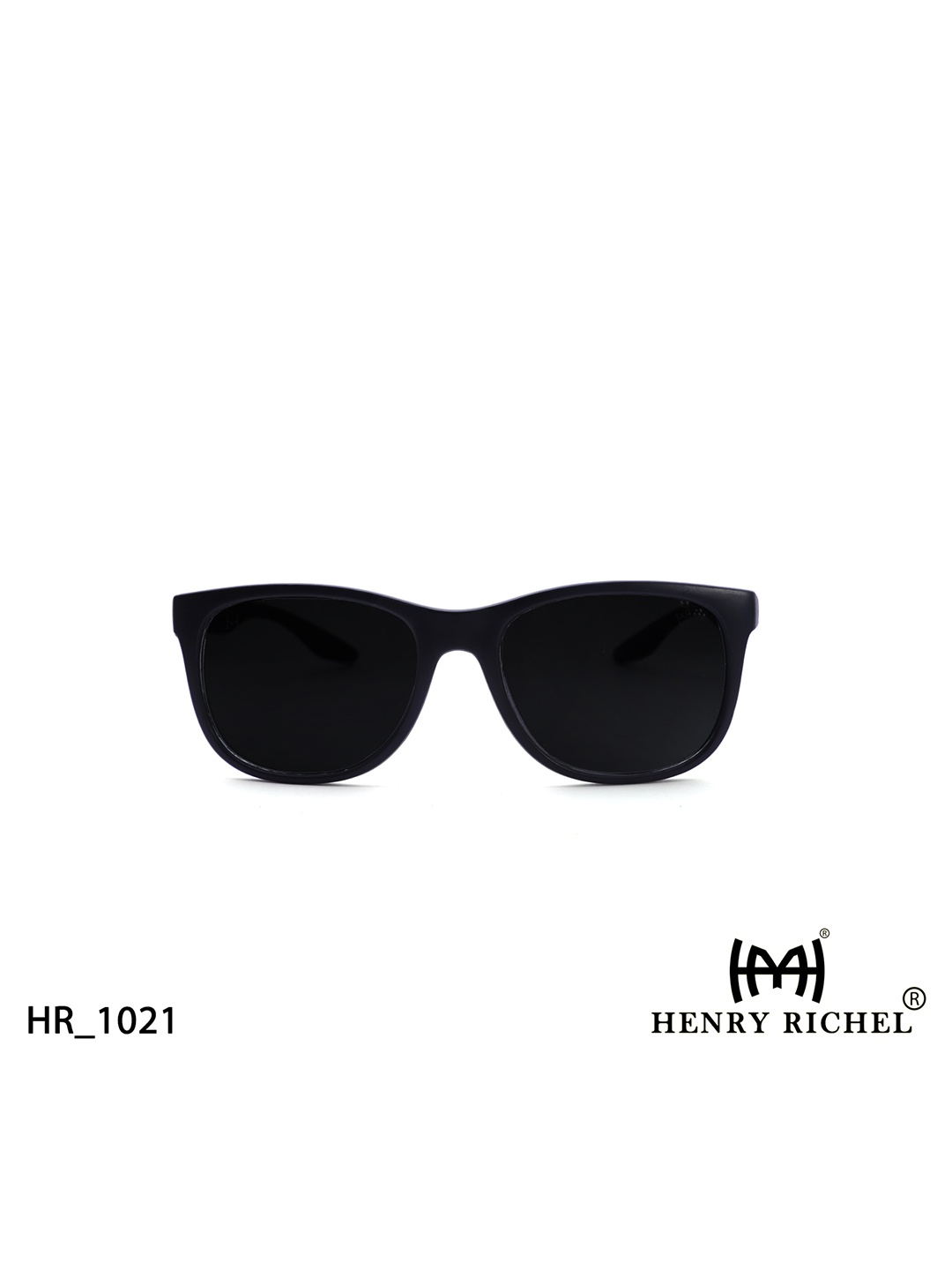 

HENRY RICHEL Unisex Wayfarer Sunglasses with UV Protected Lens 1021, Black