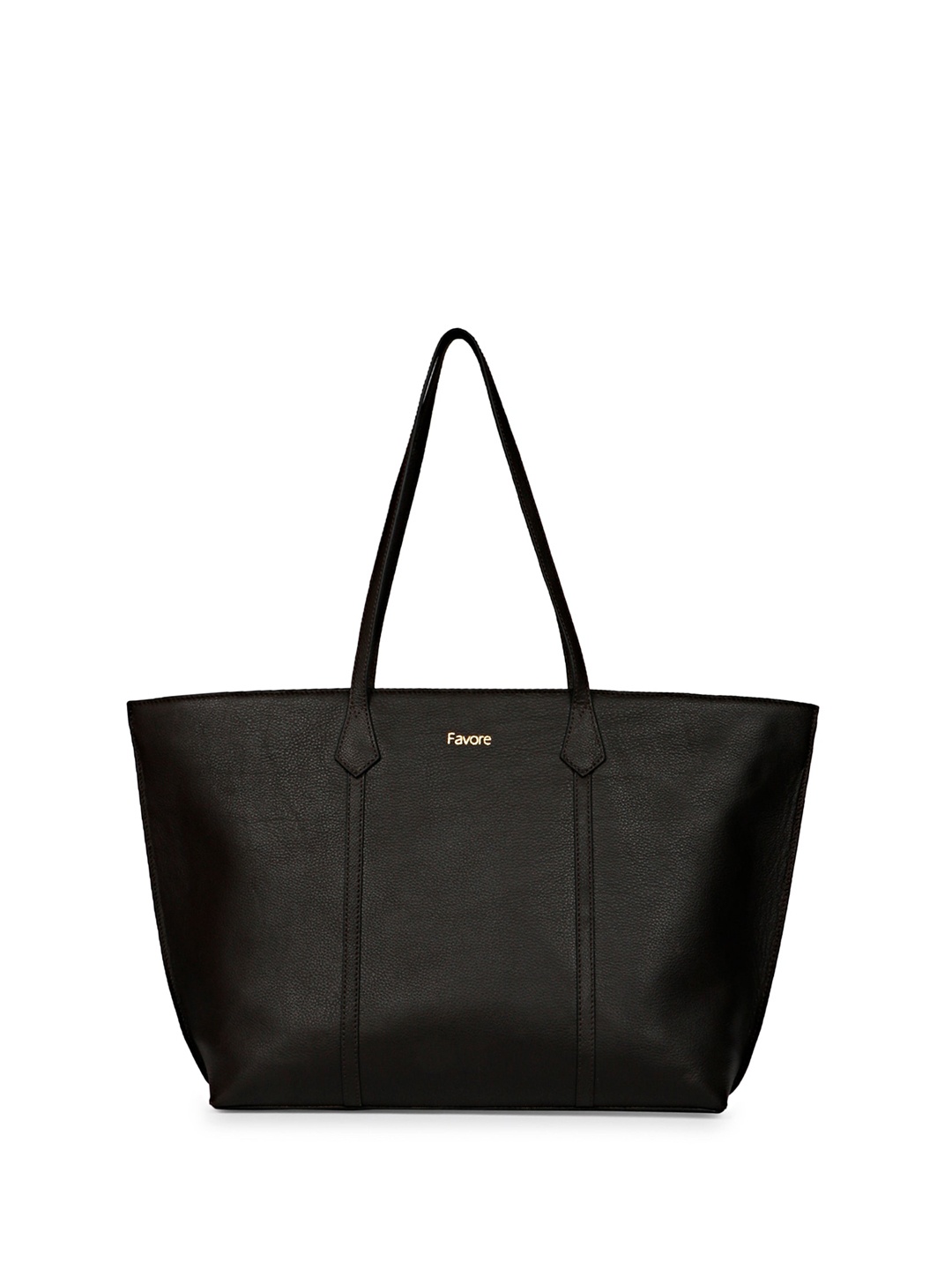 

Favore Leather Shoulder Bag, Black