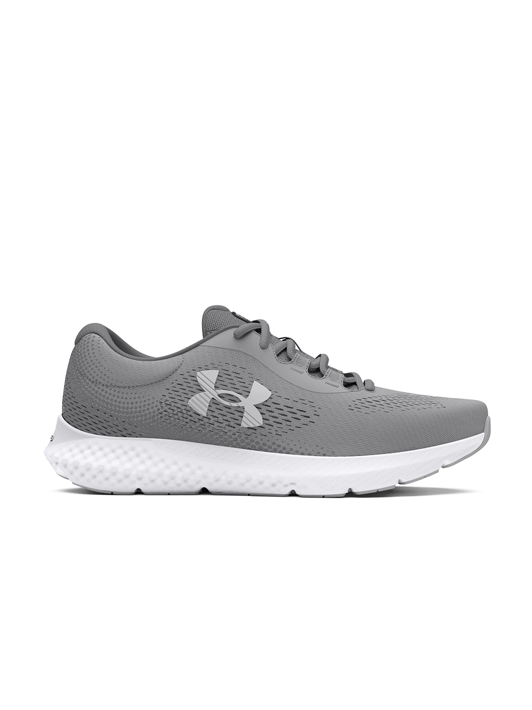 

UNDER ARMOUR Men Woven Design Charged Rogue 4 Running Shoes, Grey