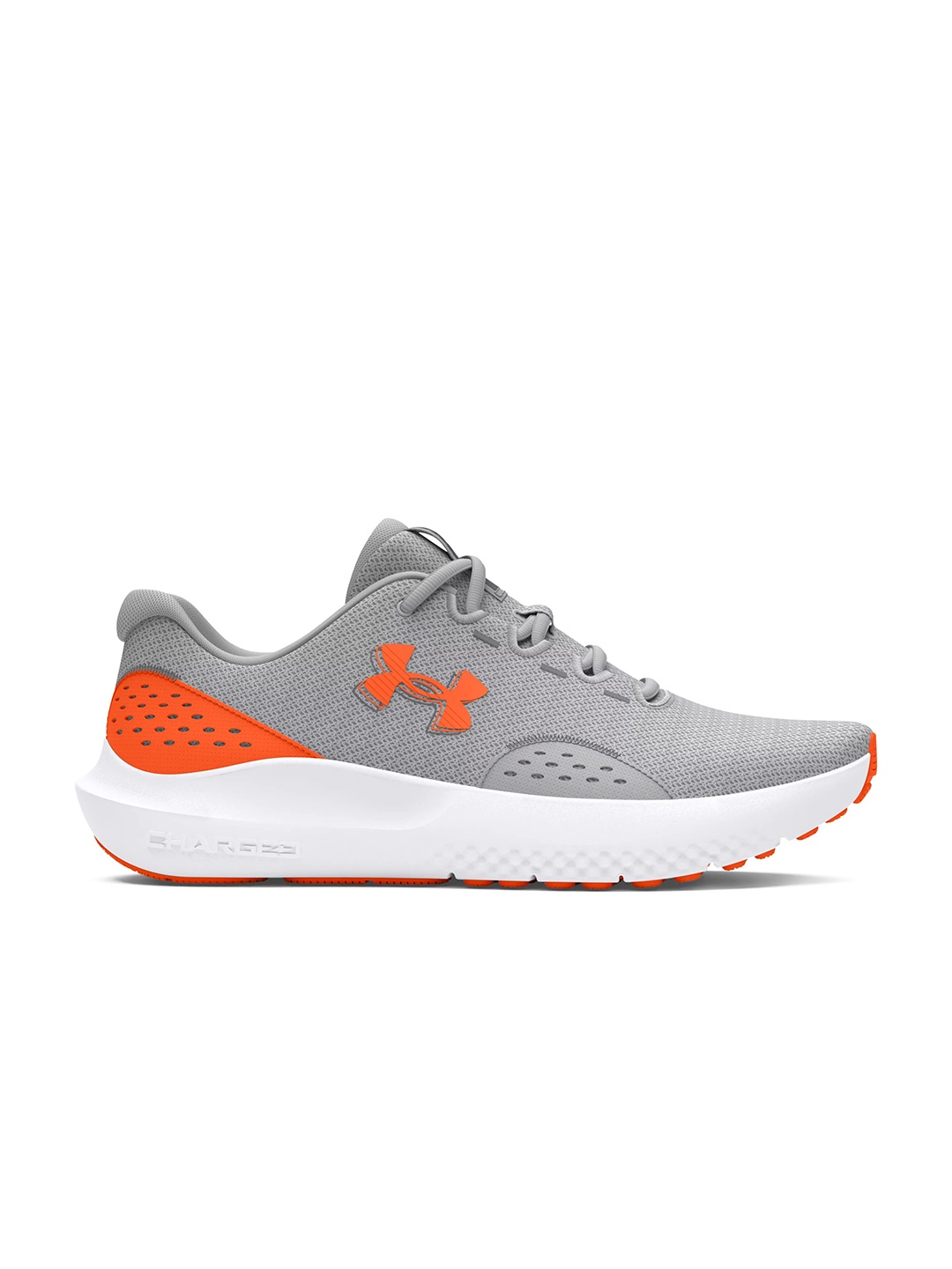 

UNDER ARMOUR Men Woven Design Charged Surge 4 Running Shoes, Grey