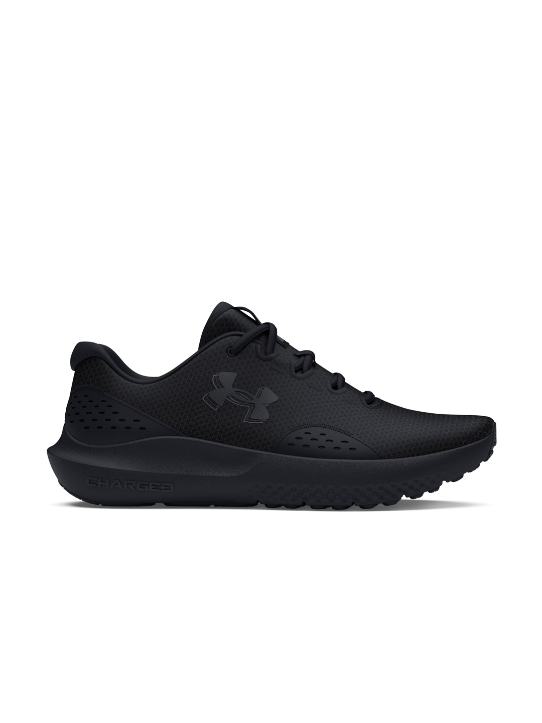 

UNDER ARMOUR Men Woven Design Charged Surge 4 Running Shoes, Black