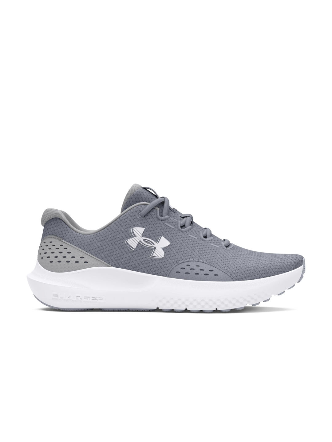 

UNDER ARMOUR Men Woven Design Charged Surge 4 Running Shoes, Grey