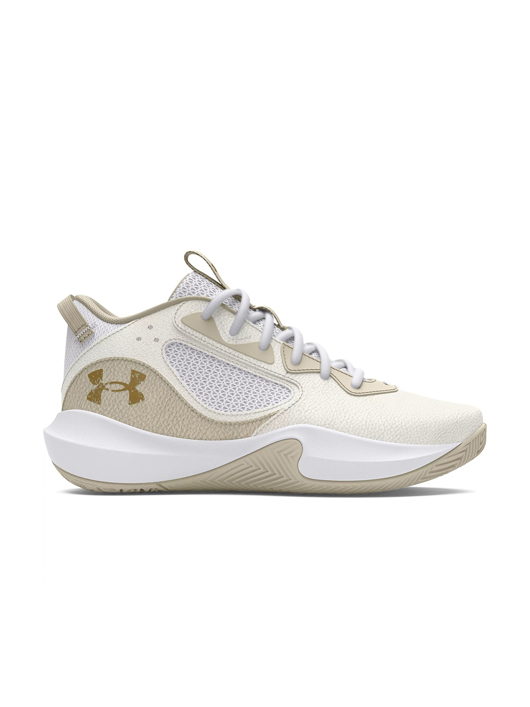 

UNDER ARMOUR Unisex Lockdown 6 Basketball Shoes, White