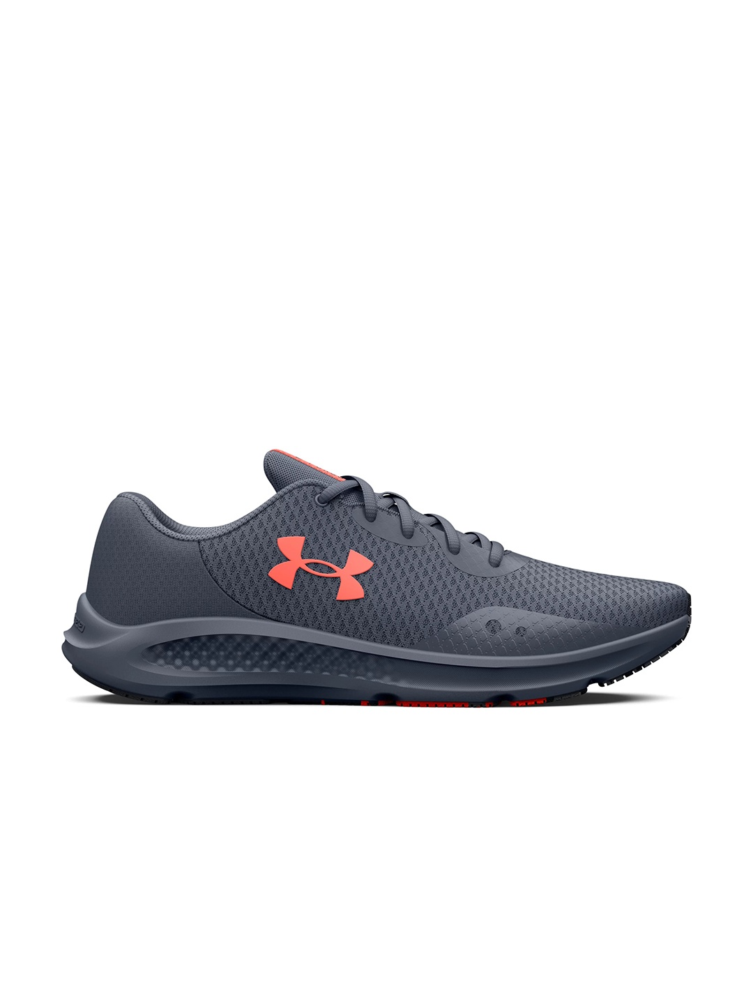 

UNDER ARMOUR Men Woven Design Charged Pursuit 3 Running Shoes, Grey