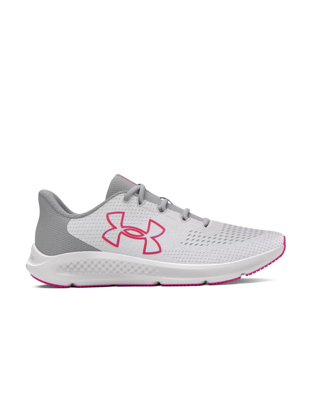 

UNDER ARMOUR Women Woven Design Charged Pursuit 3 BL Running Shoes, Grey