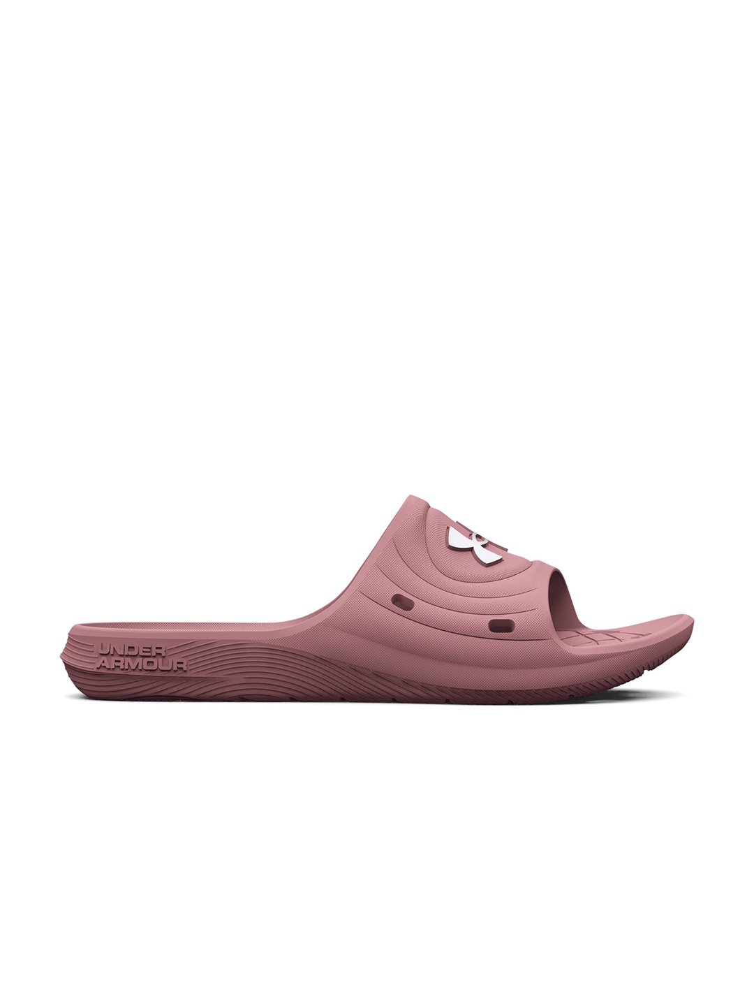 

UNDER ARMOUR Women Brand Logo Textured Sliders, Pink