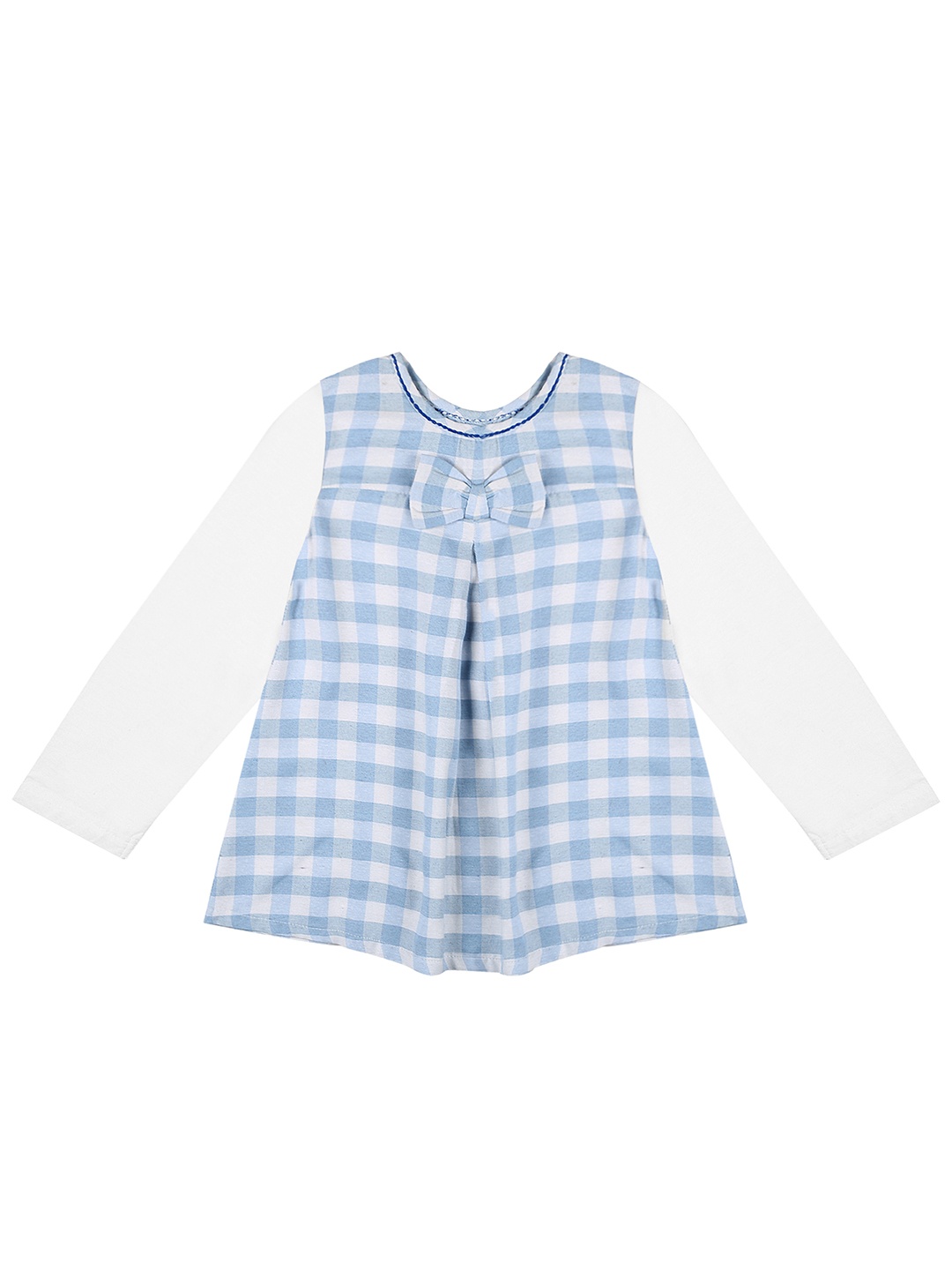 

BAESD Checked A-Line Dress, Blue