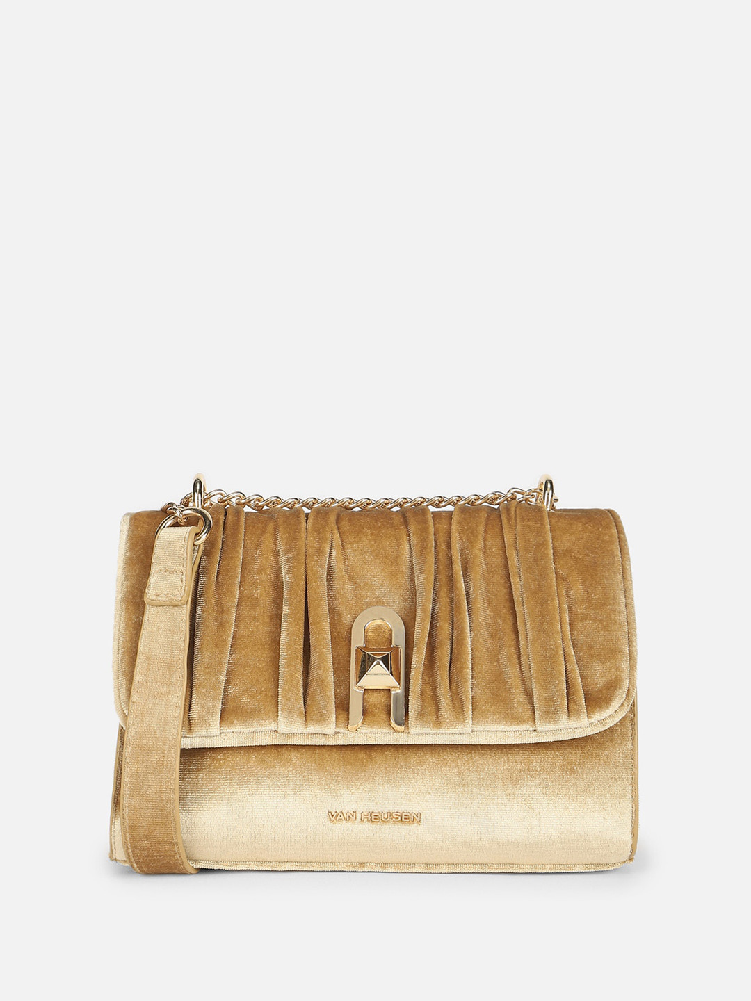 

Van Heusen Structured Sling Bag, Beige