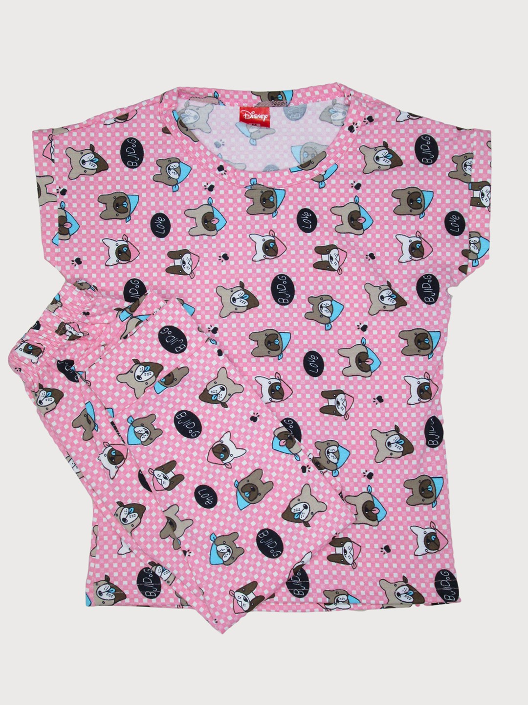 

Peerless Wear Girls Printed Night Suit, Pink