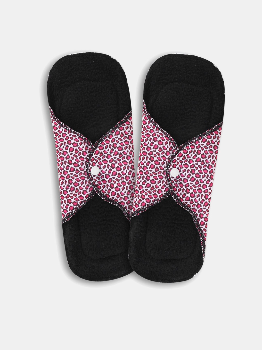 

CareDone 2-Pcs Absorbent Reusable Cloth Sanitary Pads, Black